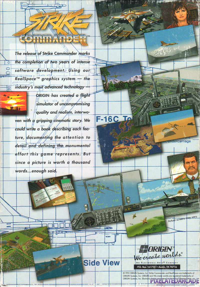 Strike Commander Cover Art: Strike Commander Cover Art: