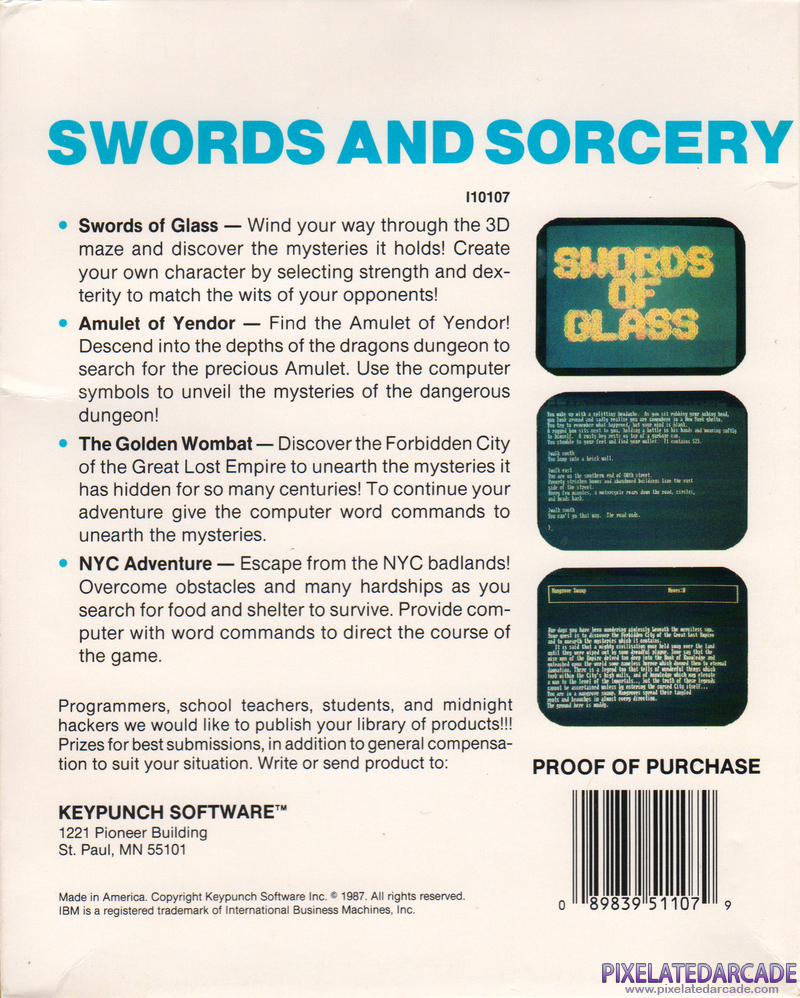 Swords and Sorcery Cover Art: 