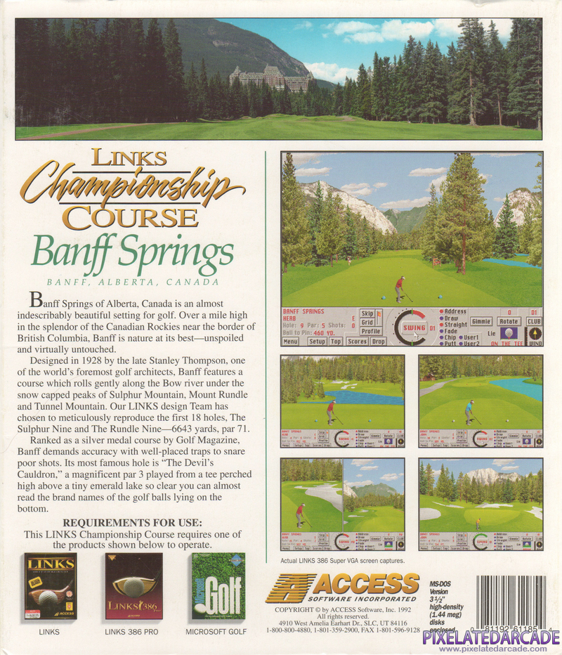 Links: Championship Course - Banff Springs Cover Art: Links: Championship Course - Banff Springs Cover Art:
