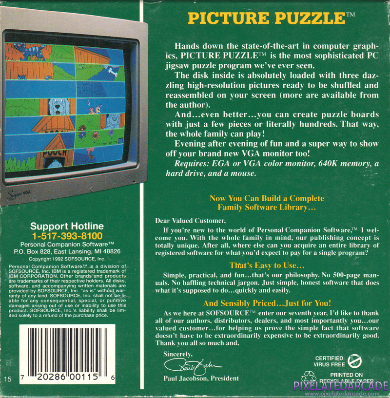 Picture Puzzle Cover Art: Picture Puzzle Cover Art: