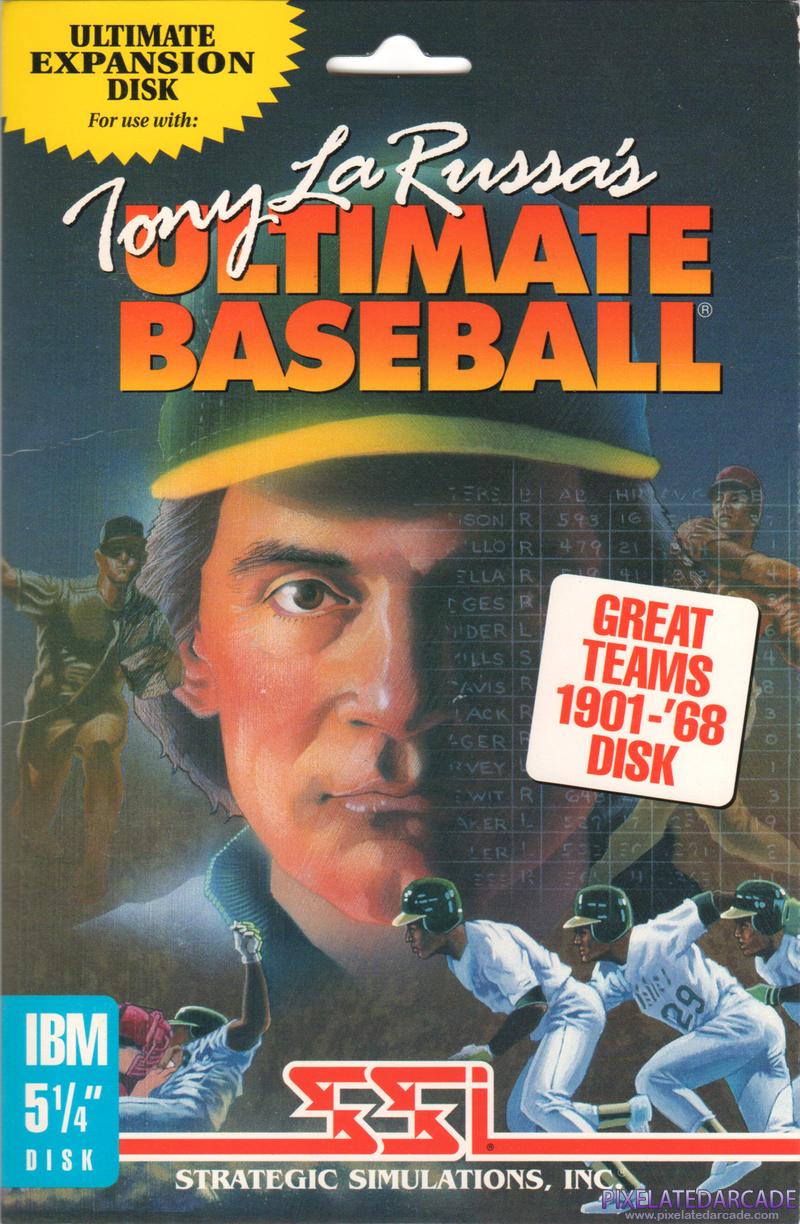 Tony La Russa's Ultimate Baseball: Ultimate Expansion Disk - Great Teams 1901-1968 Disk Cover Art: Tony La Russa's Ultimate Baseball: Ultimate Expansion Disk - Great Teams 1901-1968 Disk Cover Art: