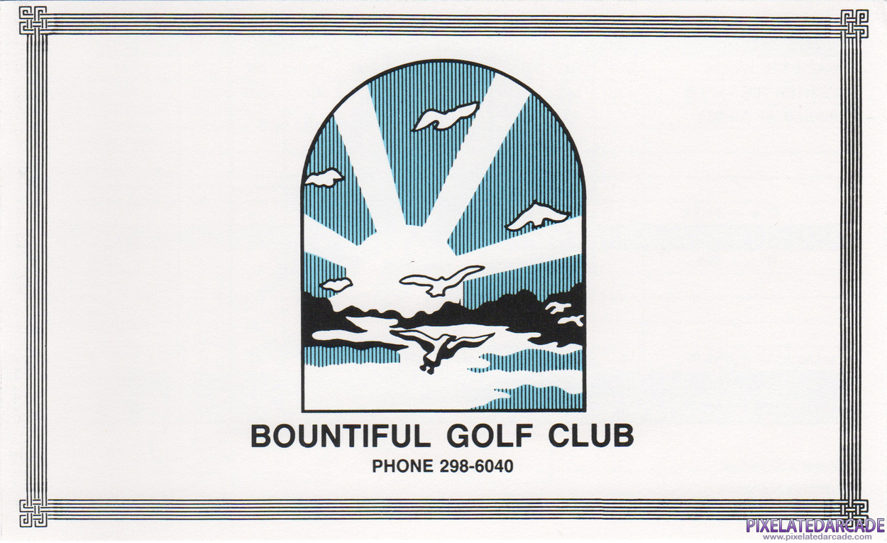 Links: Championship Course - Bountiful Golf Course Cover Art: Scorecard - Front