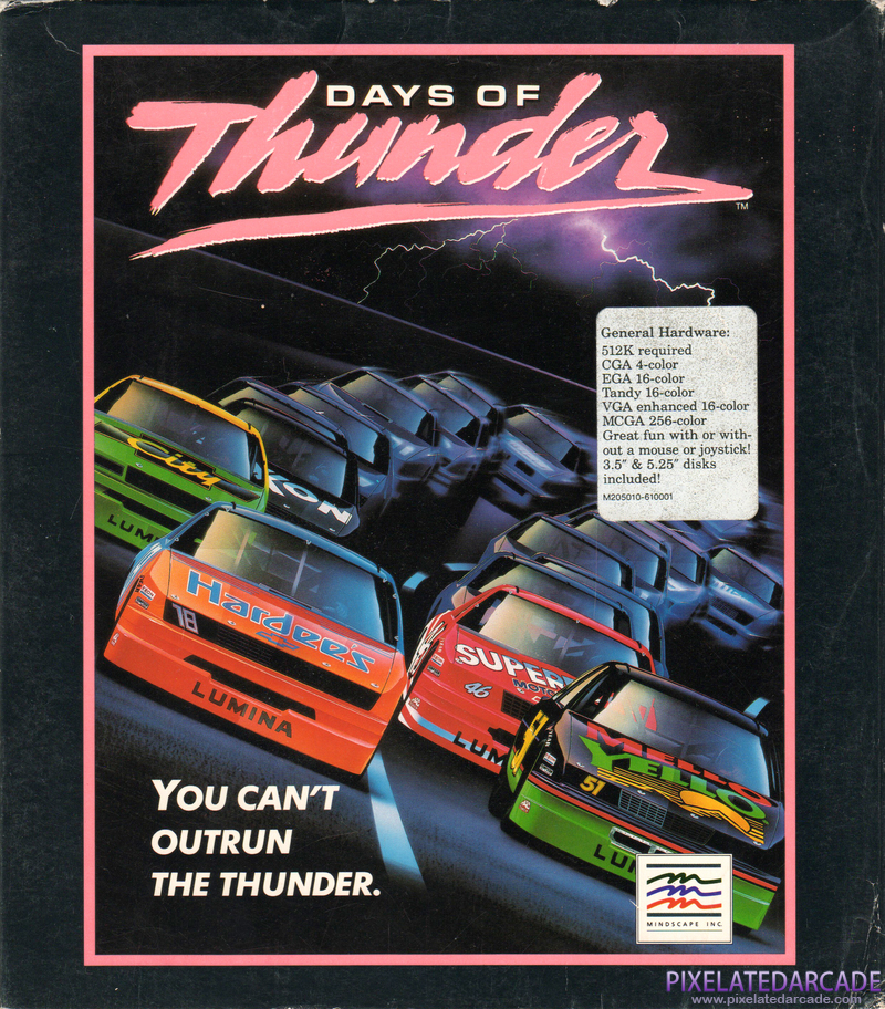 Days of Thunder Cover Art: Days of Thunder Cover Art: