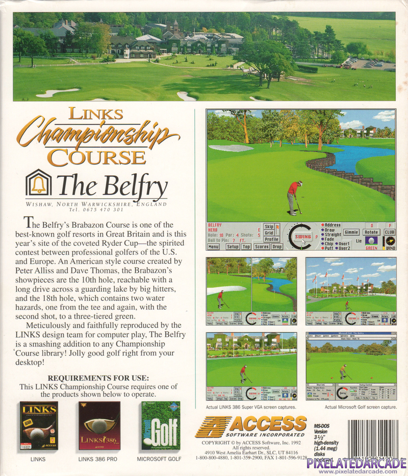 Links: Championship Course - The Belfry Cover Art: Links: Championship Course - The Belfry Cover Art: