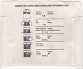 Disk Sleeve - Back