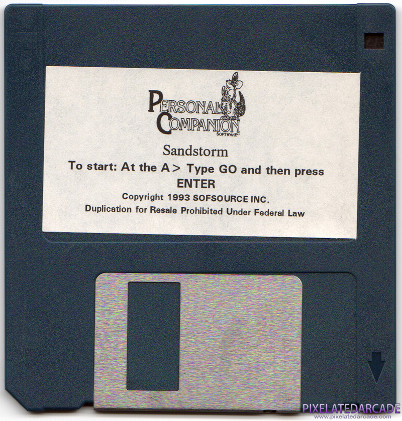 Sandstorm Cover Art: Sandstorm Cover Art: