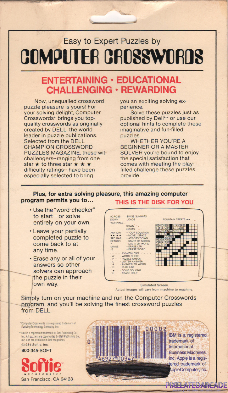 Computer Crosswords Cover Art: Computer Crosswords Cover Art: