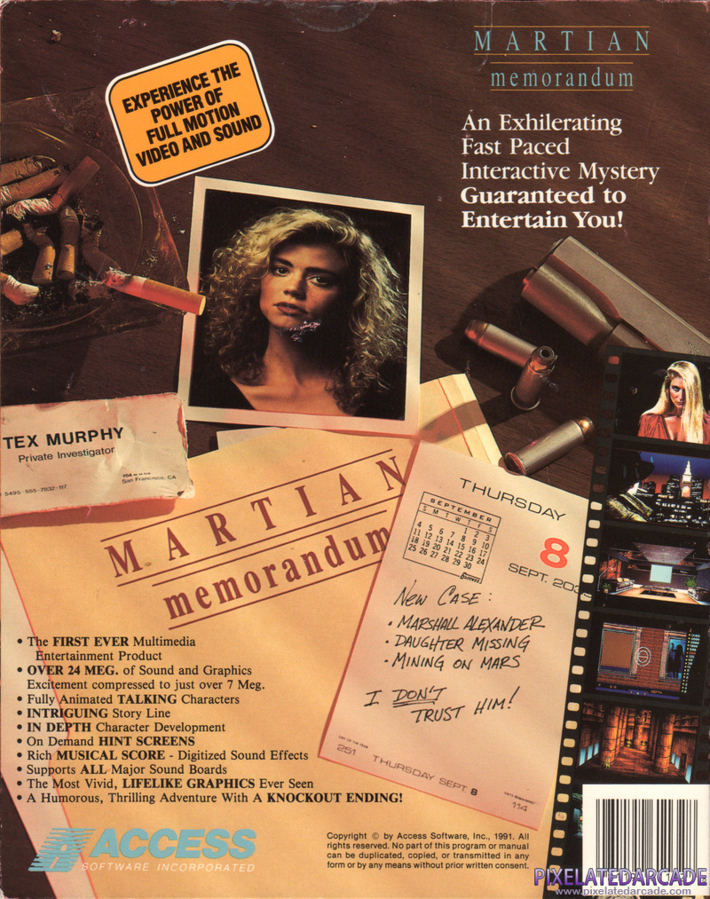 Martian Memorandum Cover Art: 