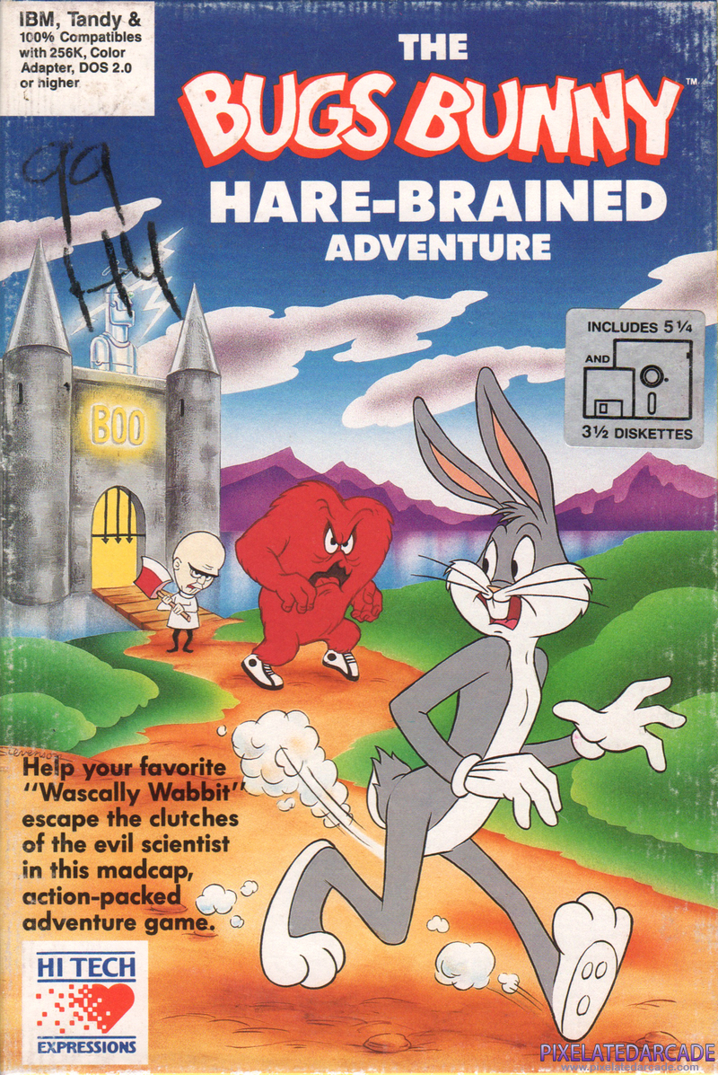 Bugs Bunny Hare-Brained Adventure, The Cover Art: 