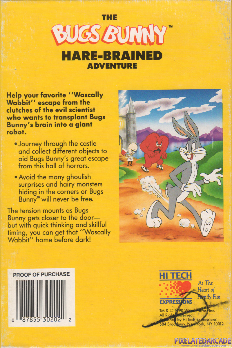 Bugs Bunny Hare-Brained Adventure, The Cover Art: 