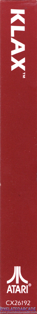 Klax Cover Art: Left Spine Klax Cover Art: Left Spine