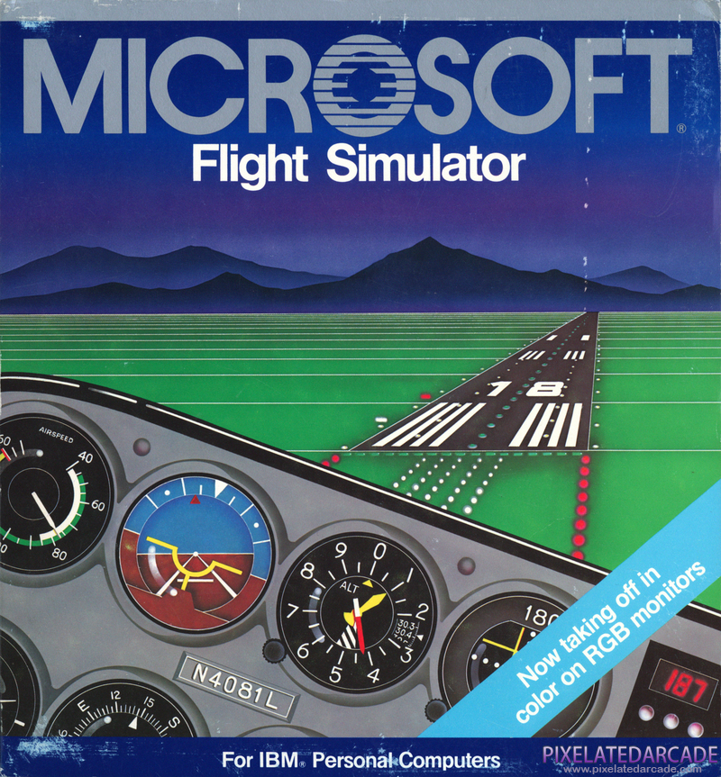 Microsoft Flight Simulator (v2) Cover Art: 