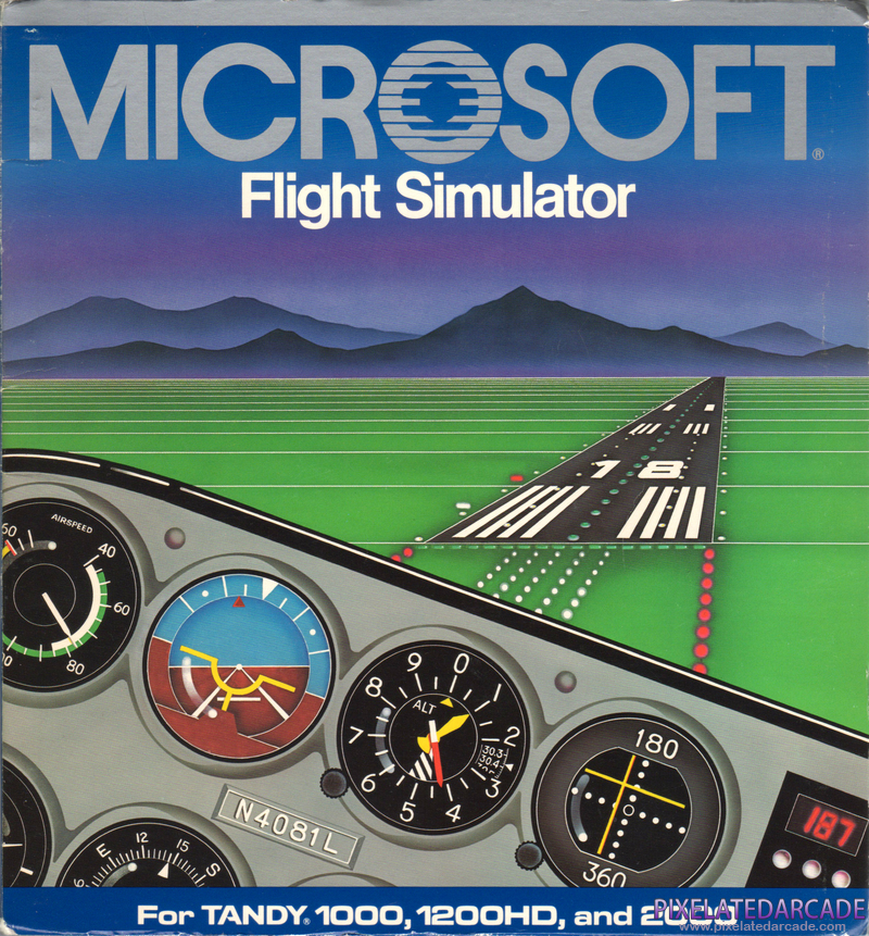 Microsoft Flight Simulator (v2) Cover Art: Microsoft Flight Simulator (v2) Cover Art: