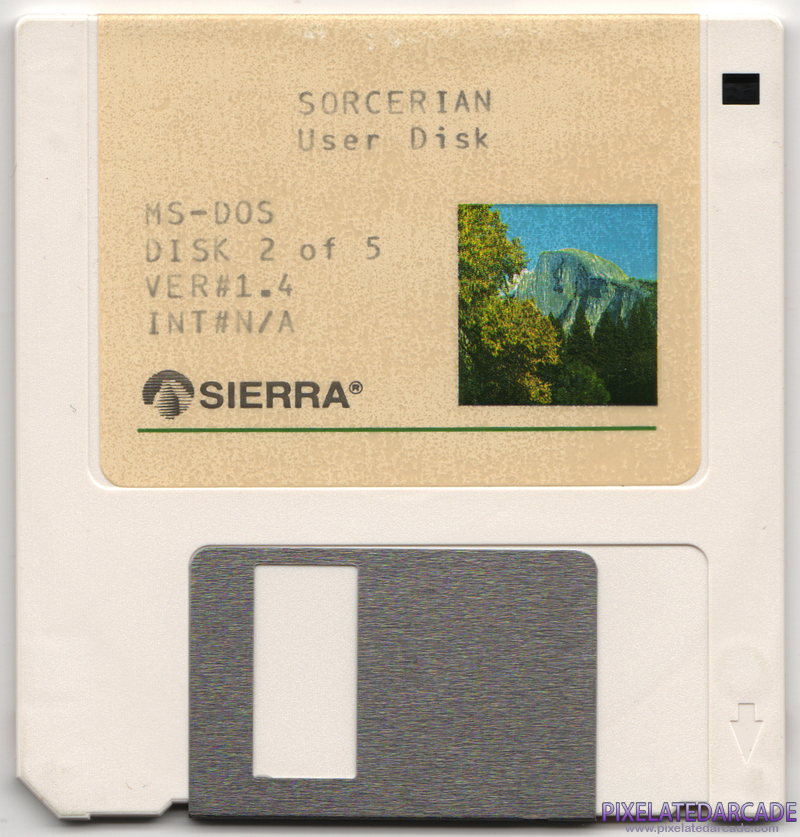 Sorcerian Cover Art: Disk 2 of 5