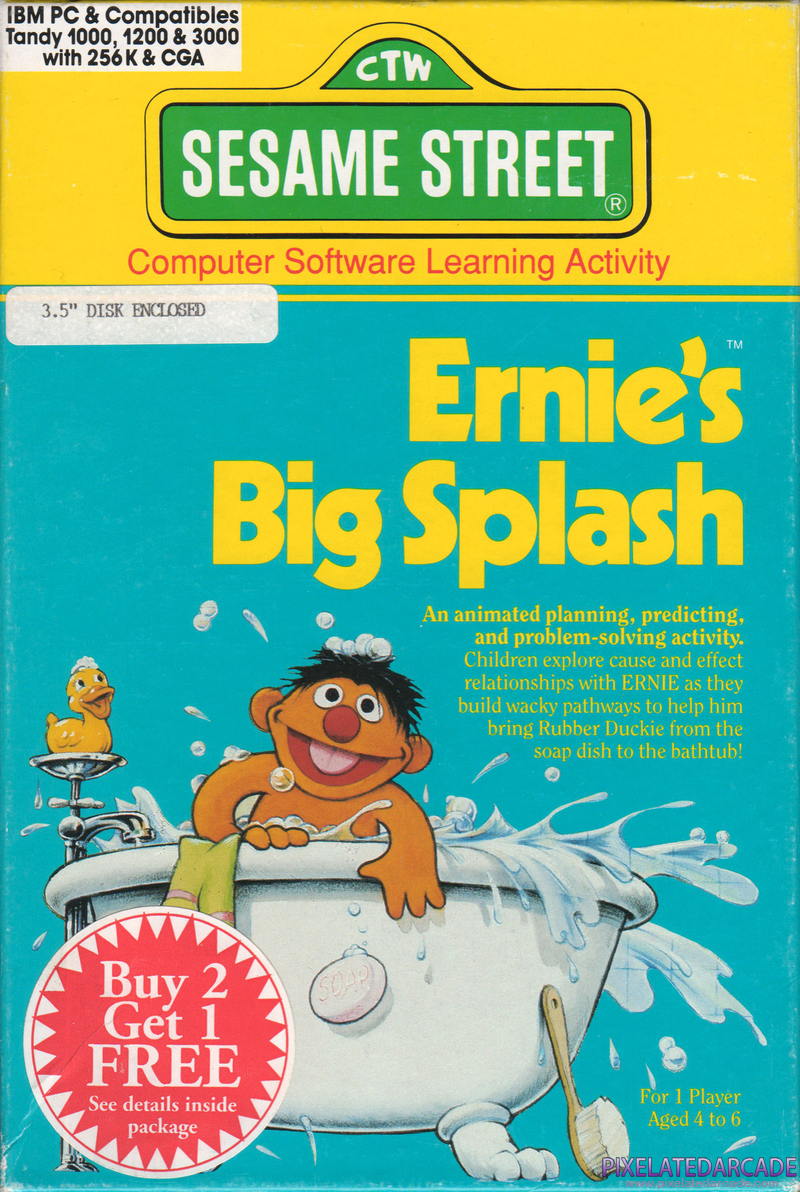 Ernie's Big Splash Cover Art: Ernie's Big Splash Cover Art:
