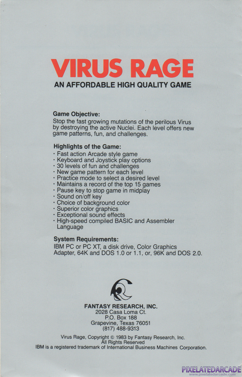 Virus Rage Cover Art: Virus Rage Cover Art: