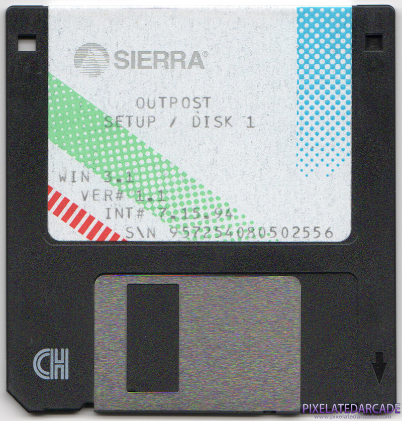 Outpost Cover Art: Disk 1 of 7 - Front
