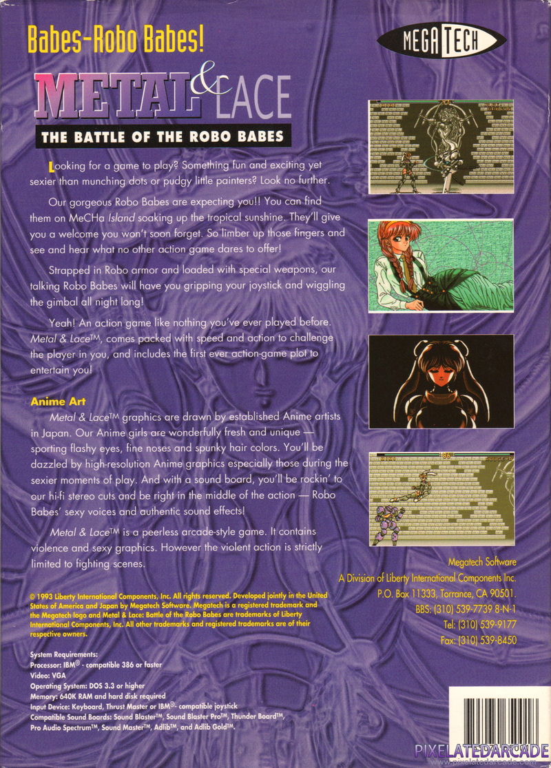 Metal & Lace: The Battle of the Robo Babes Cover Art: Metal & Lace: The Battle of the Robo Babes Cover Art: