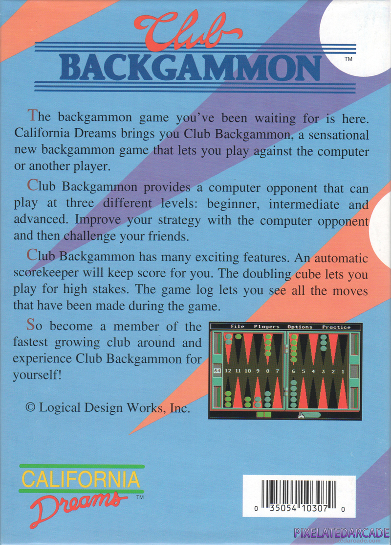 Club Backgammon Cover Art: 