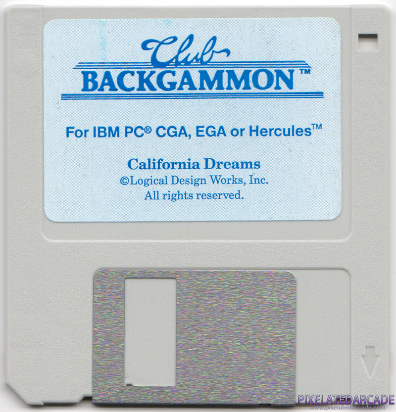 Club Backgammon Cover Art: Front Club Backgammon Cover Art: Front