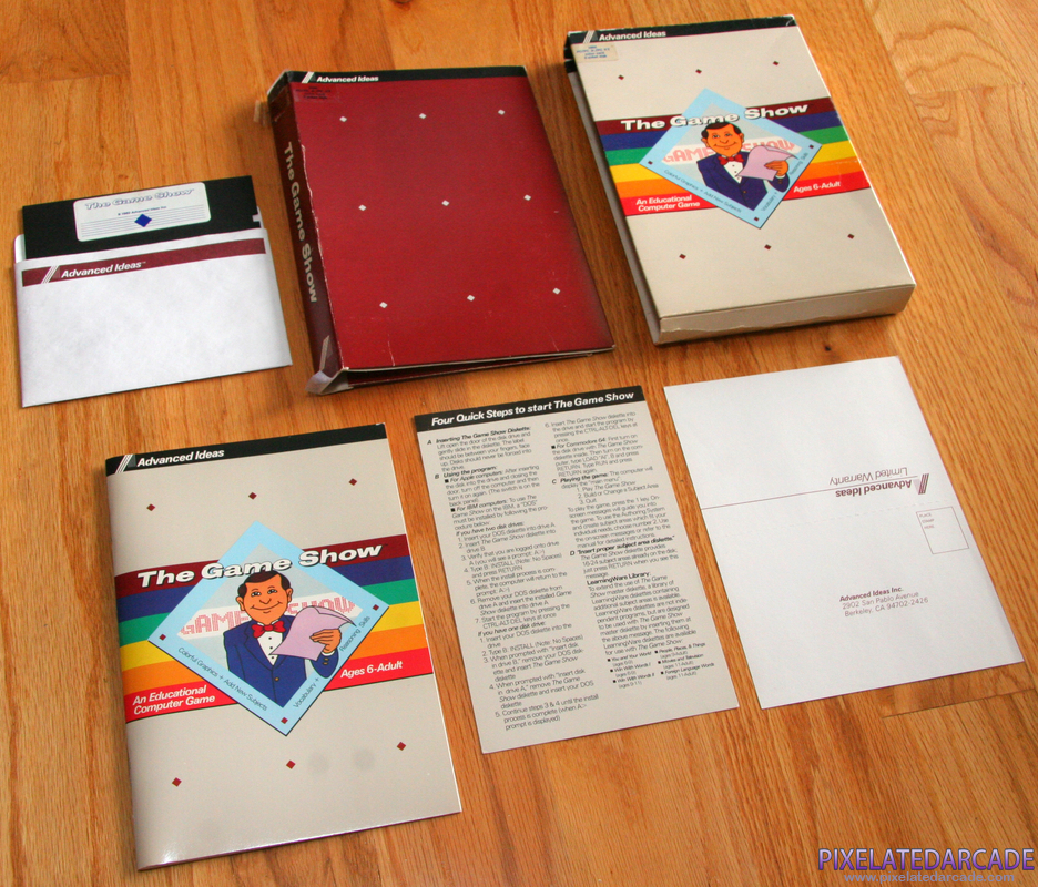 Game Show, The Cover Art: Box and contents Game Show, The Cover Art: Box and contents