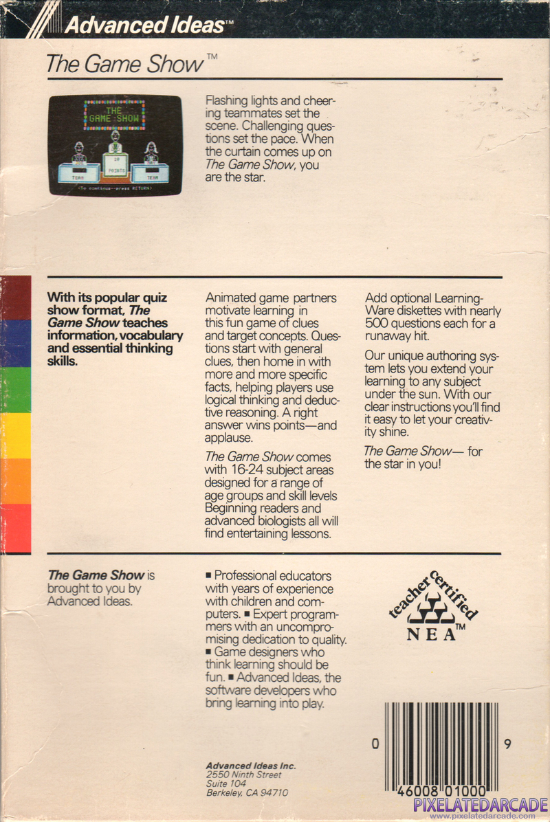 Game Show, The Cover Art: Game Show, The Cover Art: