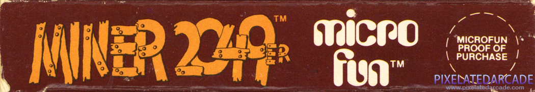 Miner 2049er Cover Art: Bottom Spine Miner 2049er Cover Art: Bottom Spine