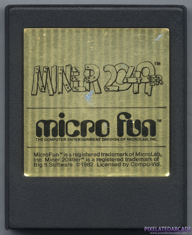 Miner 2049er Cover Art: Front