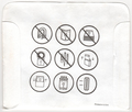 Disk Sleeve - Back