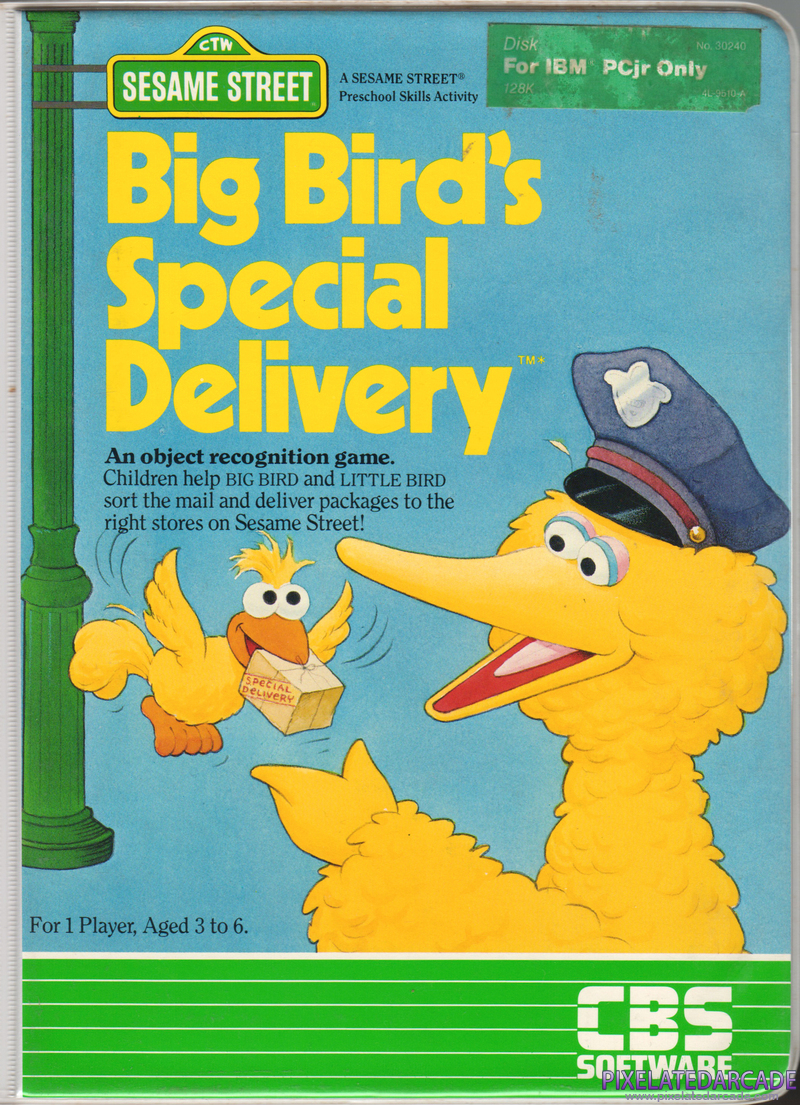Big Bird's Special Delivery Cover Art: Big Bird's Special Delivery Cover Art: