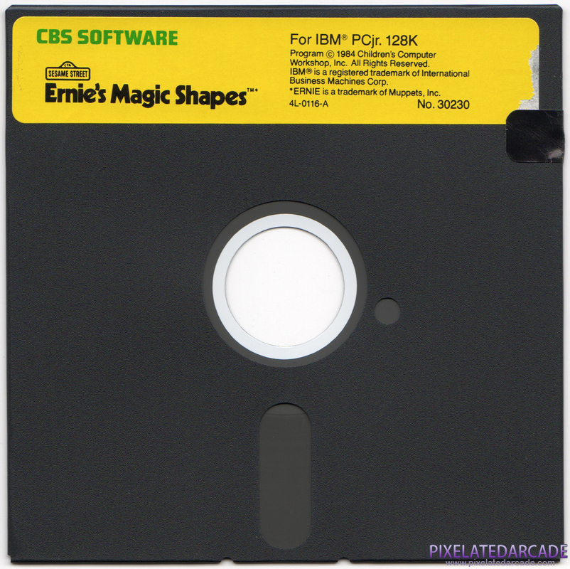 Ernie's Magic Shapes Cover Art: Ernie's Magic Shapes Cover Art: