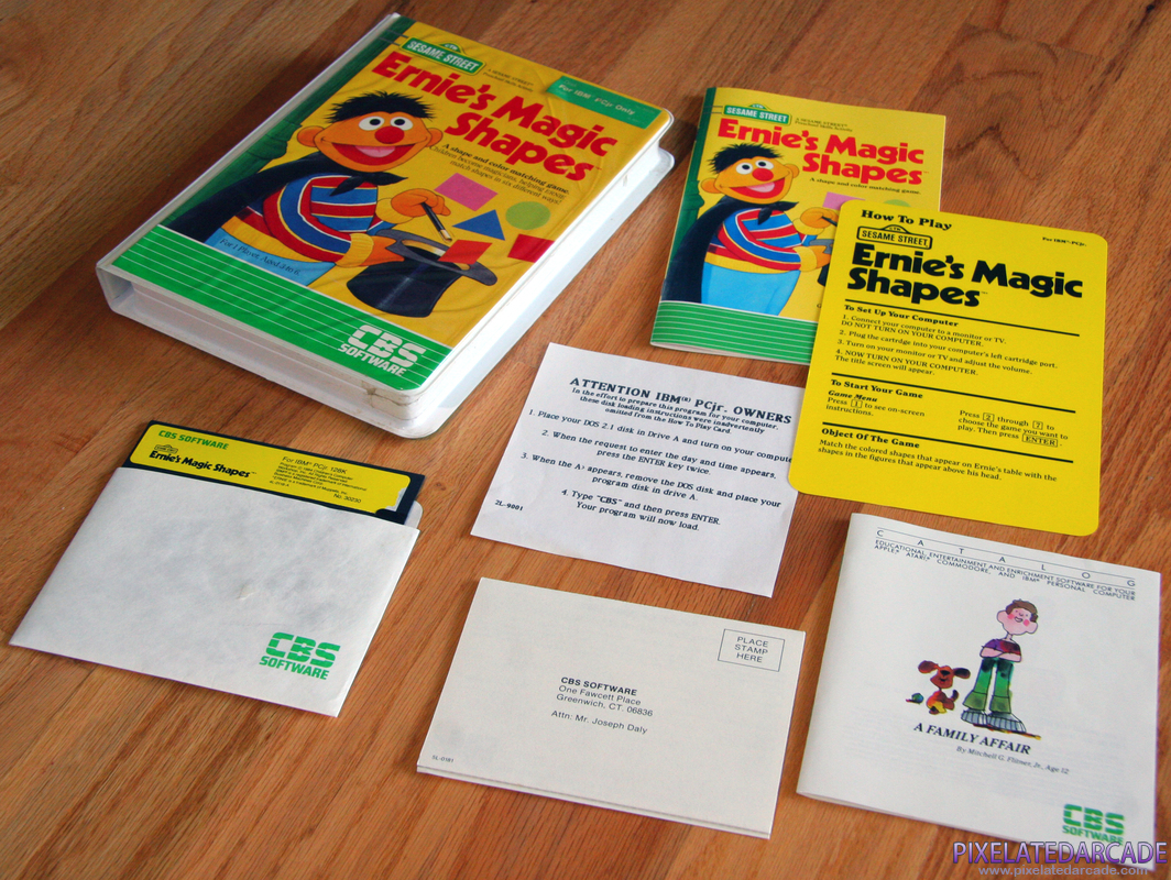 Ernie's Magic Shapes Cover Art: 