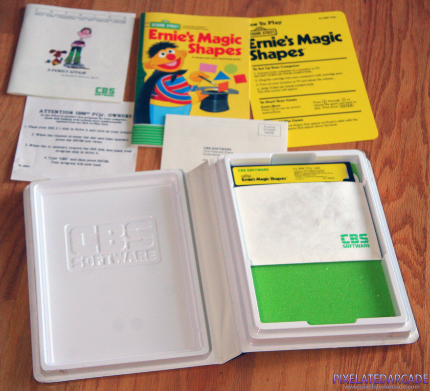 Ernie's Magic Shapes Cover Art: Ernie's Magic Shapes Cover Art: