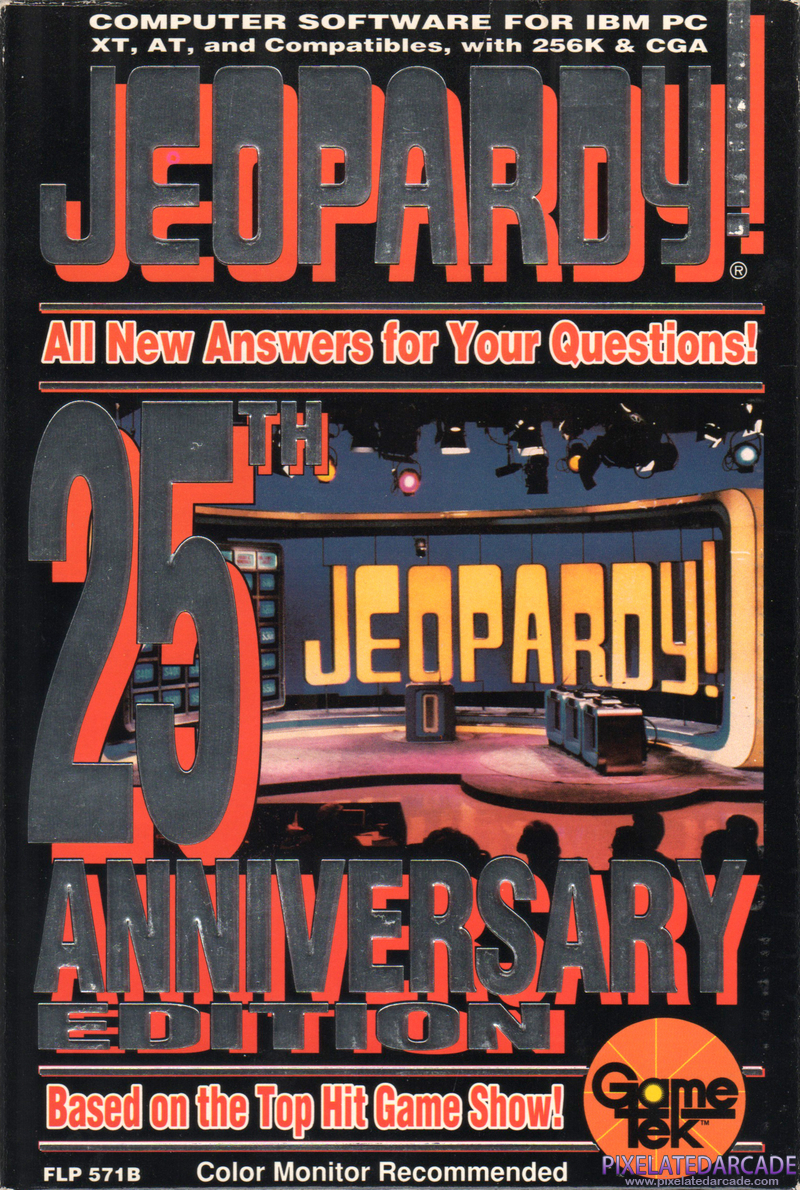 Jeopardy! 25th Anniversary Edition Cover Art: Jeopardy! 25th Anniversary Edition Cover Art: