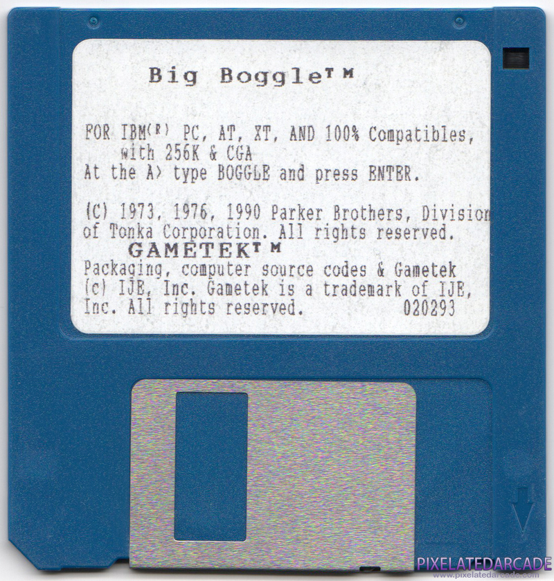 Big Boggle Cover Art: 