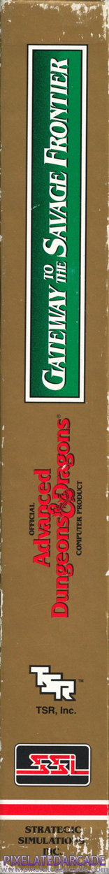 Gateway to the Savage Frontier Cover Art: Right Spine Gateway to the Savage Frontier Cover Art: Right Spine
