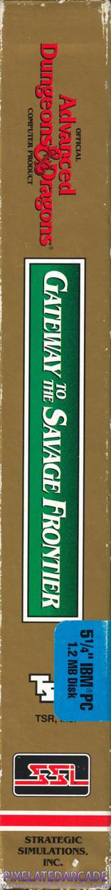 Gateway to the Savage Frontier Cover Art: Left Spine Gateway to the Savage Frontier Cover Art: Left Spine
