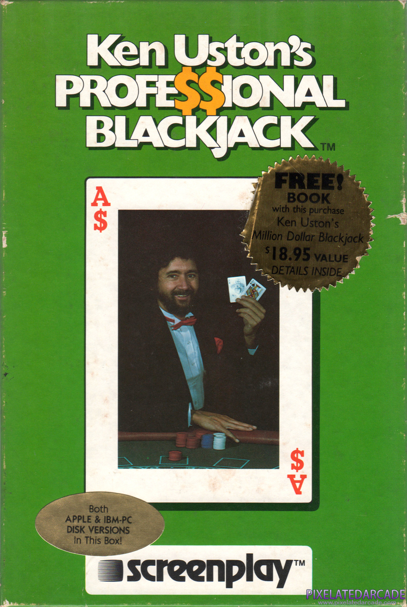 Ken Uston's Profe$$ional Blackjack Cover Art: Ken Uston's Profe$$ional Blackjack Cover Art: