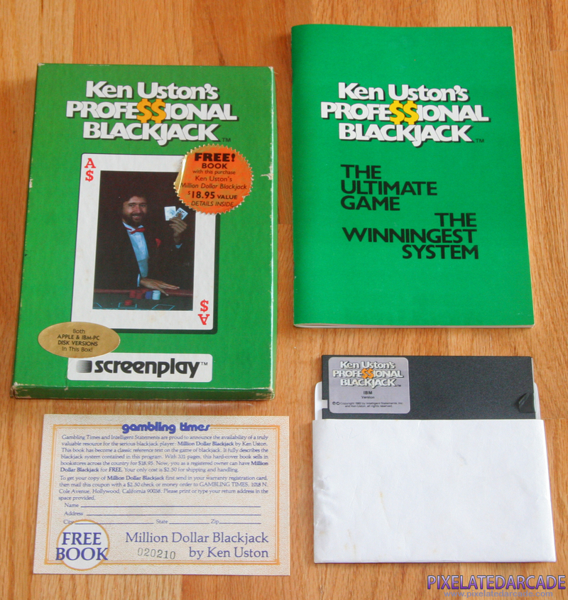 Ken Uston's Profe$$ional Blackjack Cover Art: Ken Uston's Profe$$ional Blackjack Cover Art: