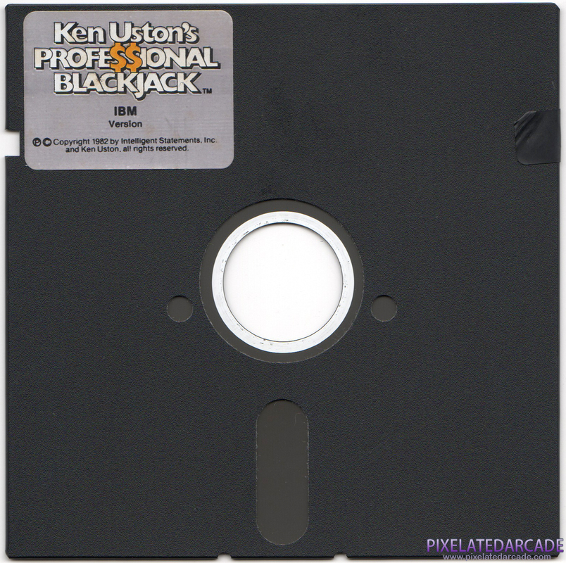 Ken Uston's Profe$$ional Blackjack Cover Art: IBM side Ken Uston's Profe$$ional Blackjack Cover Art: IBM side