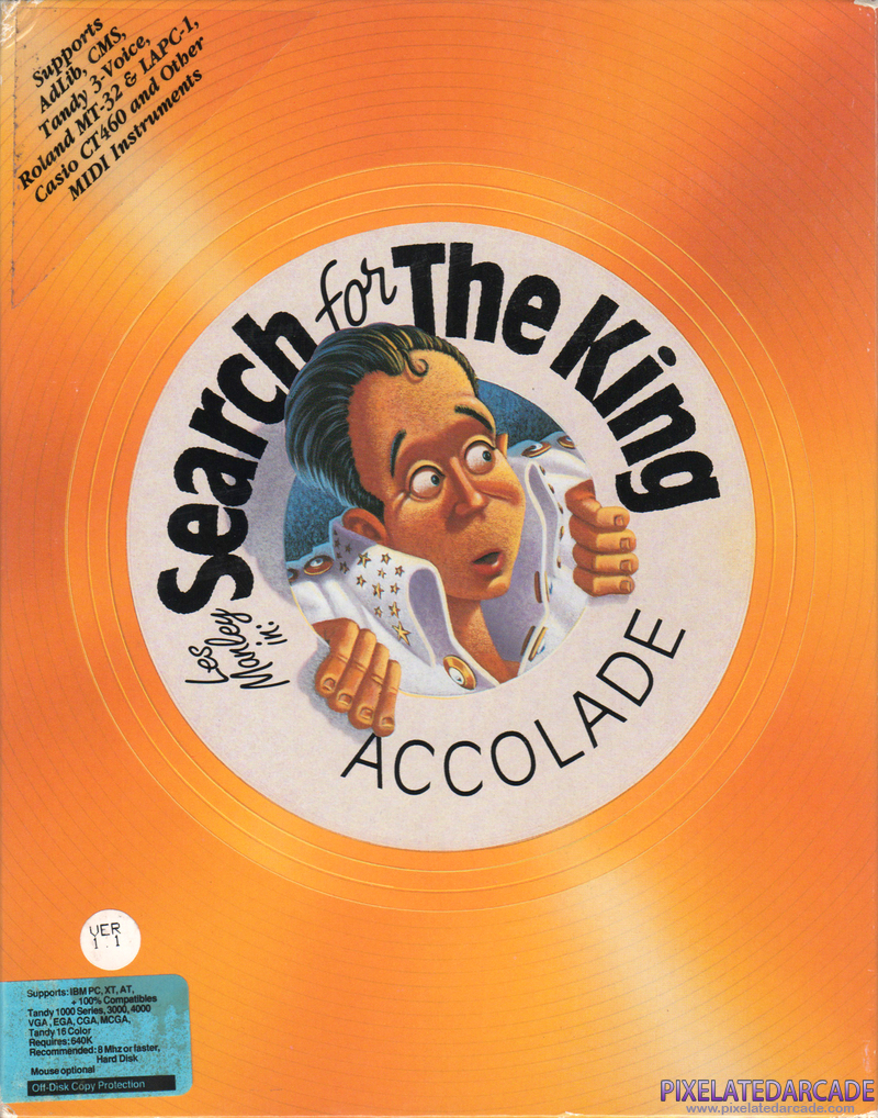 Les Manley in: Search for the King Cover Art: Les Manley in: Search for the King Cover Art: