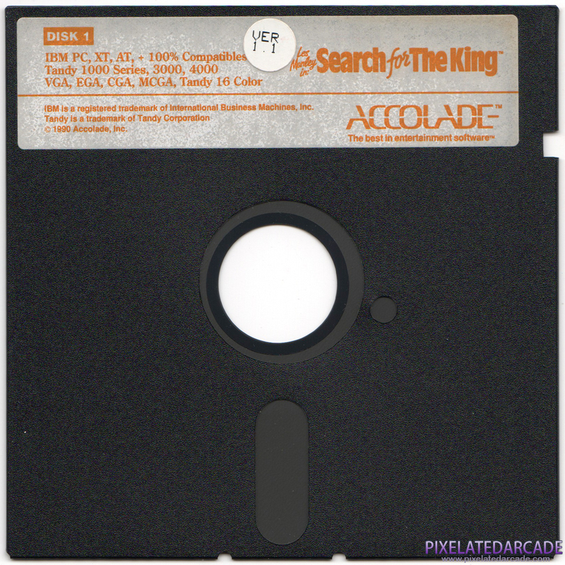 Les Manley in: Search for the King Cover Art: Les Manley in: Search for the King Cover Art: