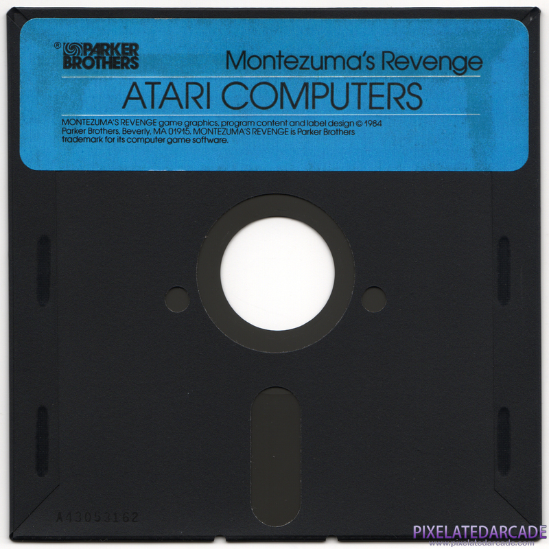Montezuma's Revenge Cover Art: Atari Side Montezuma's Revenge Cover Art: Atari Side