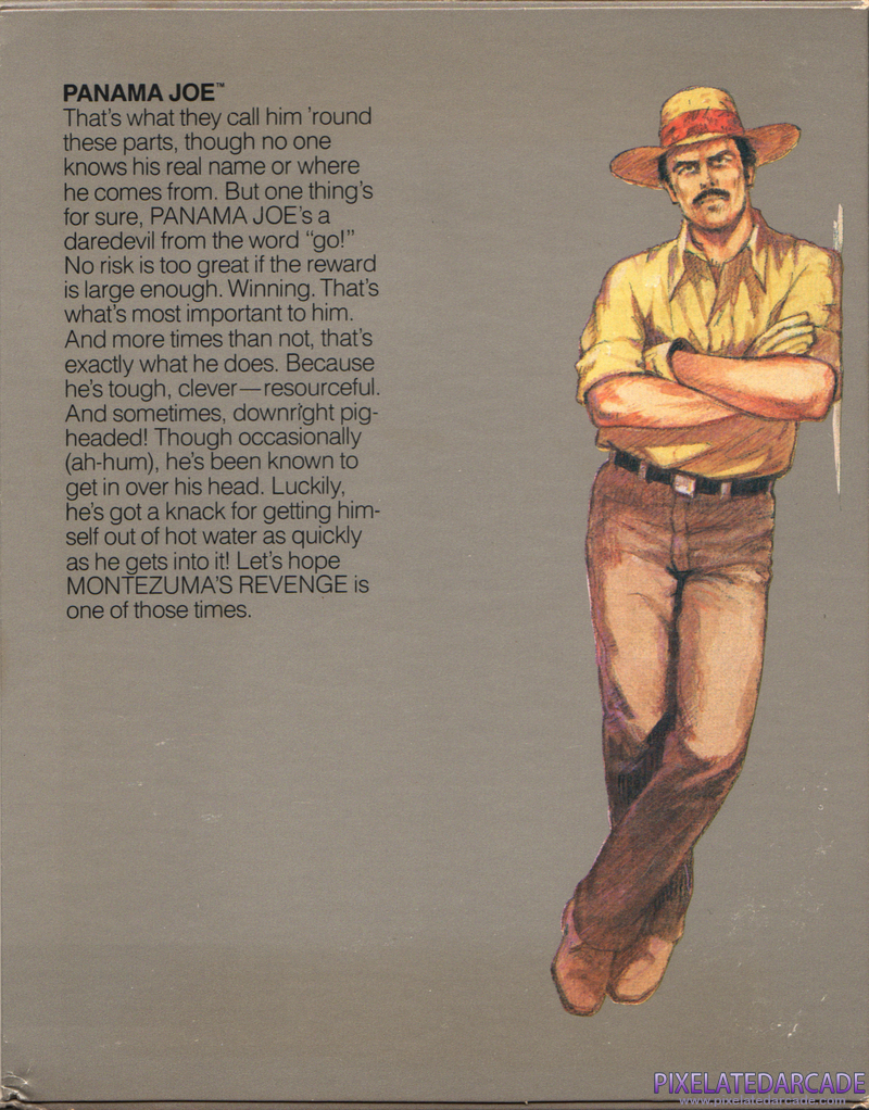 Montezuma's Revenge Cover Art: 