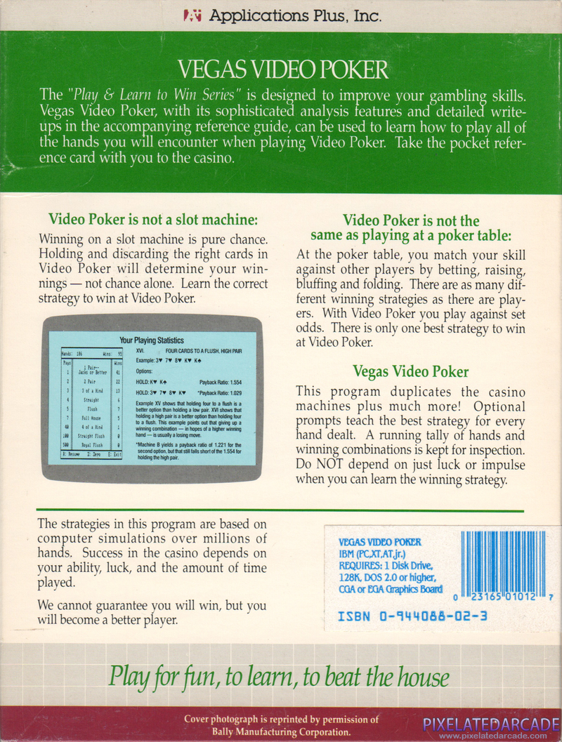 Vegas Video Poker Cover Art: Vegas Video Poker Cover Art: