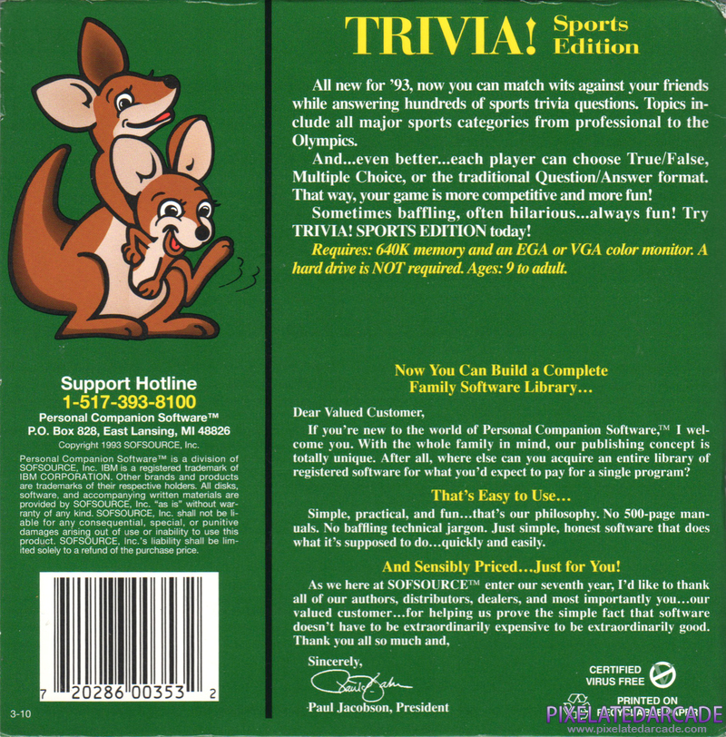 Sports Trivia Cover Art: Sports Trivia Cover Art: