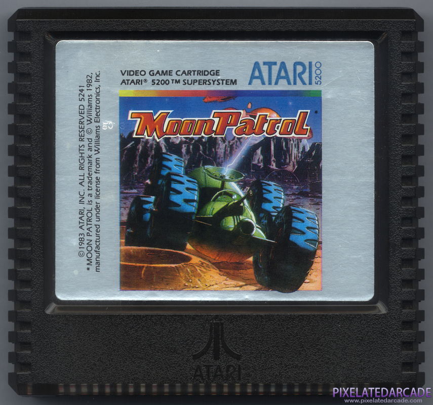 Moon Patrol Cover Art: Front Moon Patrol Cover Art: Front