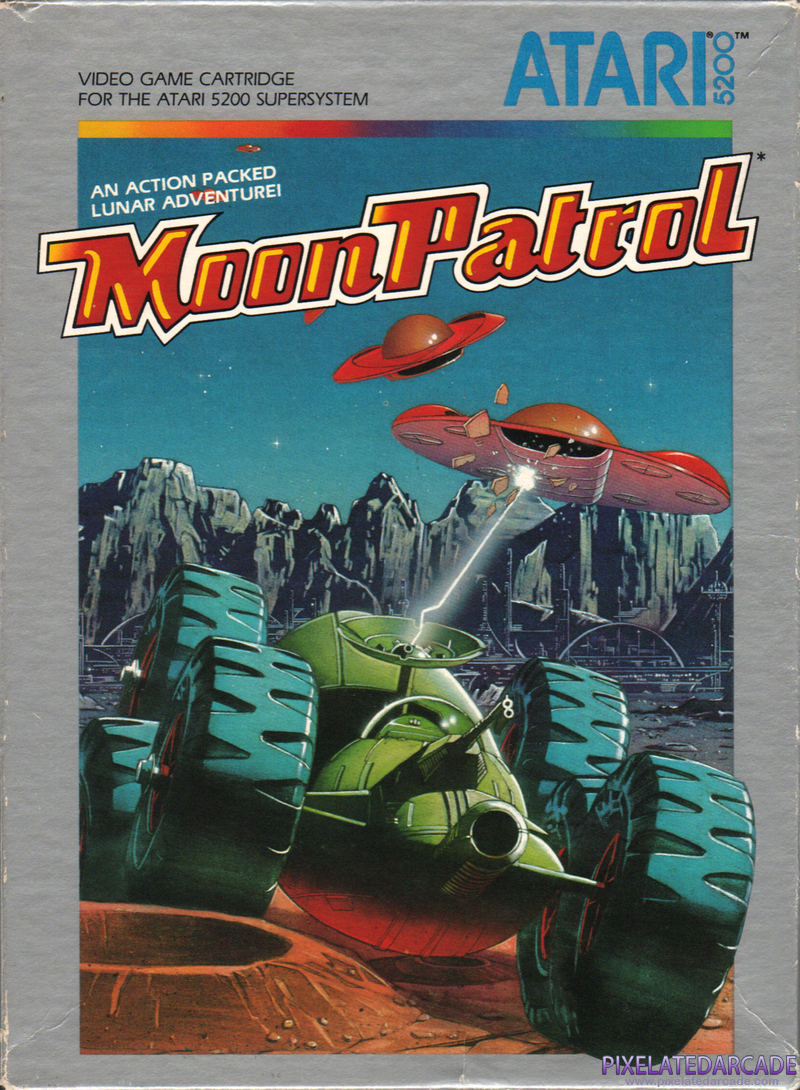 Moon Patrol Cover Art: Moon Patrol Cover Art: