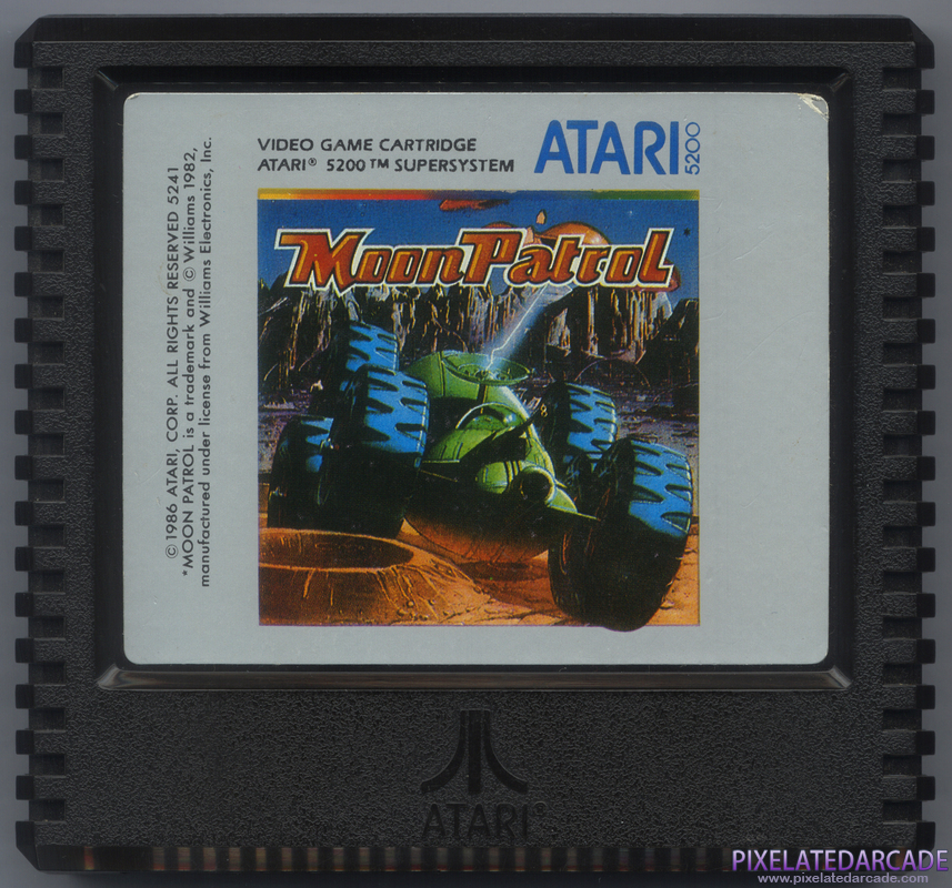 Moon Patrol Cover Art: Front Moon Patrol Cover Art: Front