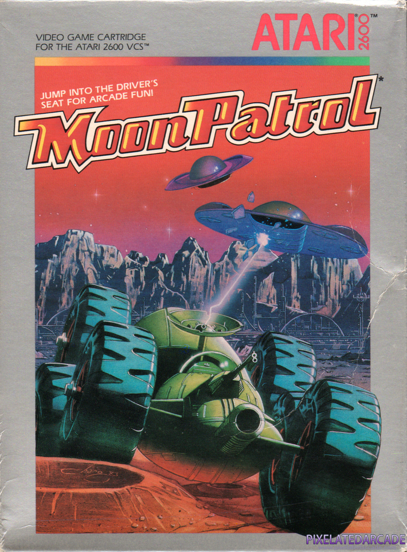 Moon Patrol Cover Art: Moon Patrol Cover Art: